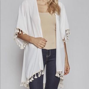 Woman’s cardigan with tassels